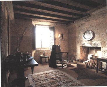 комната английского дома XIV век